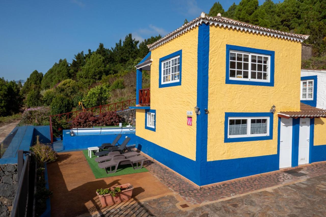 Casa Alba, Casa Rural Con Piscina-Spa Climatizada Hasta 34º Gratuito Y Vistas Al Mar Puntallana Luaran gambar