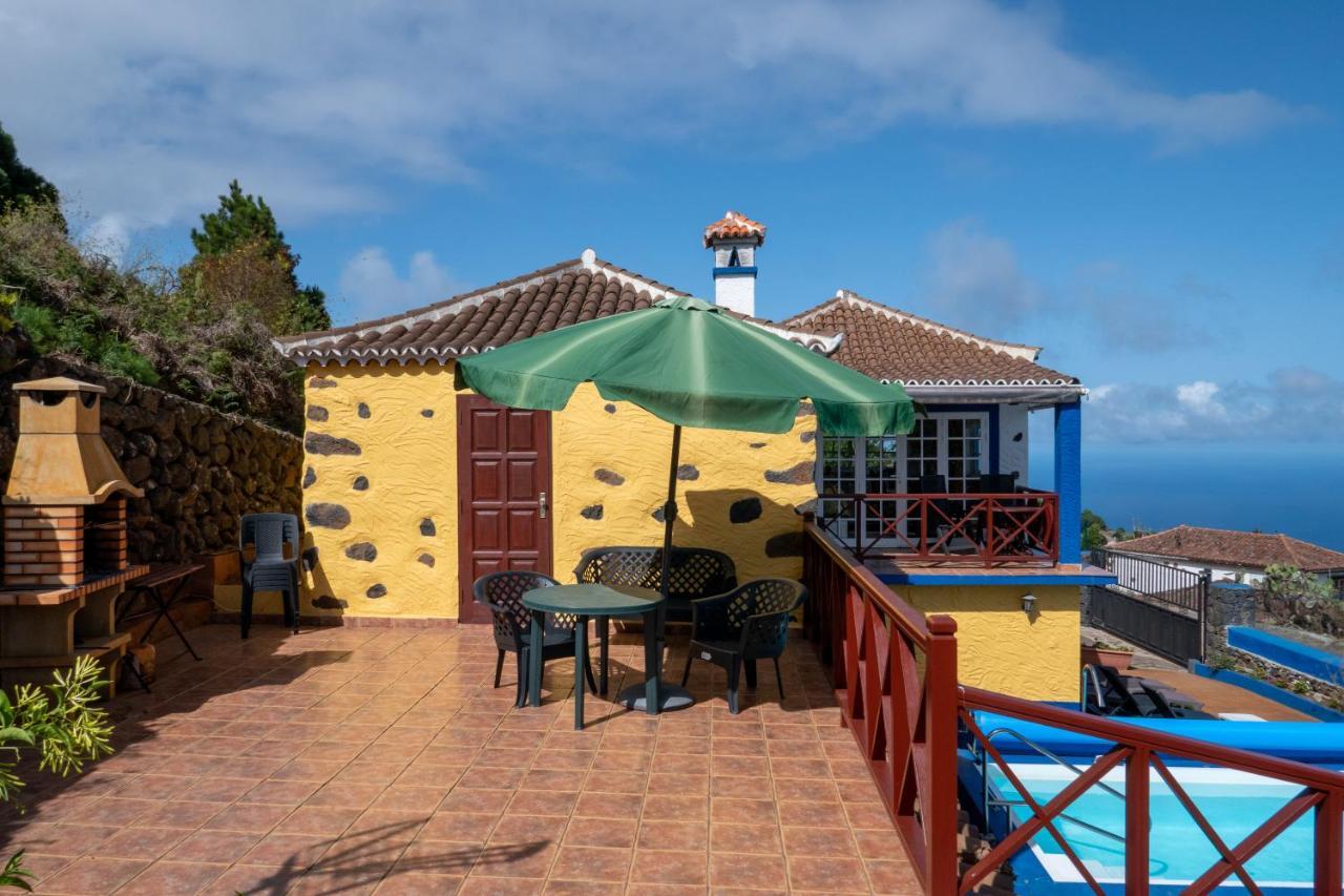 Casa Alba, Casa Rural Con Piscina-Spa Climatizada Hasta 34º Gratuito Y Vistas Al Mar Puntallana Luaran gambar