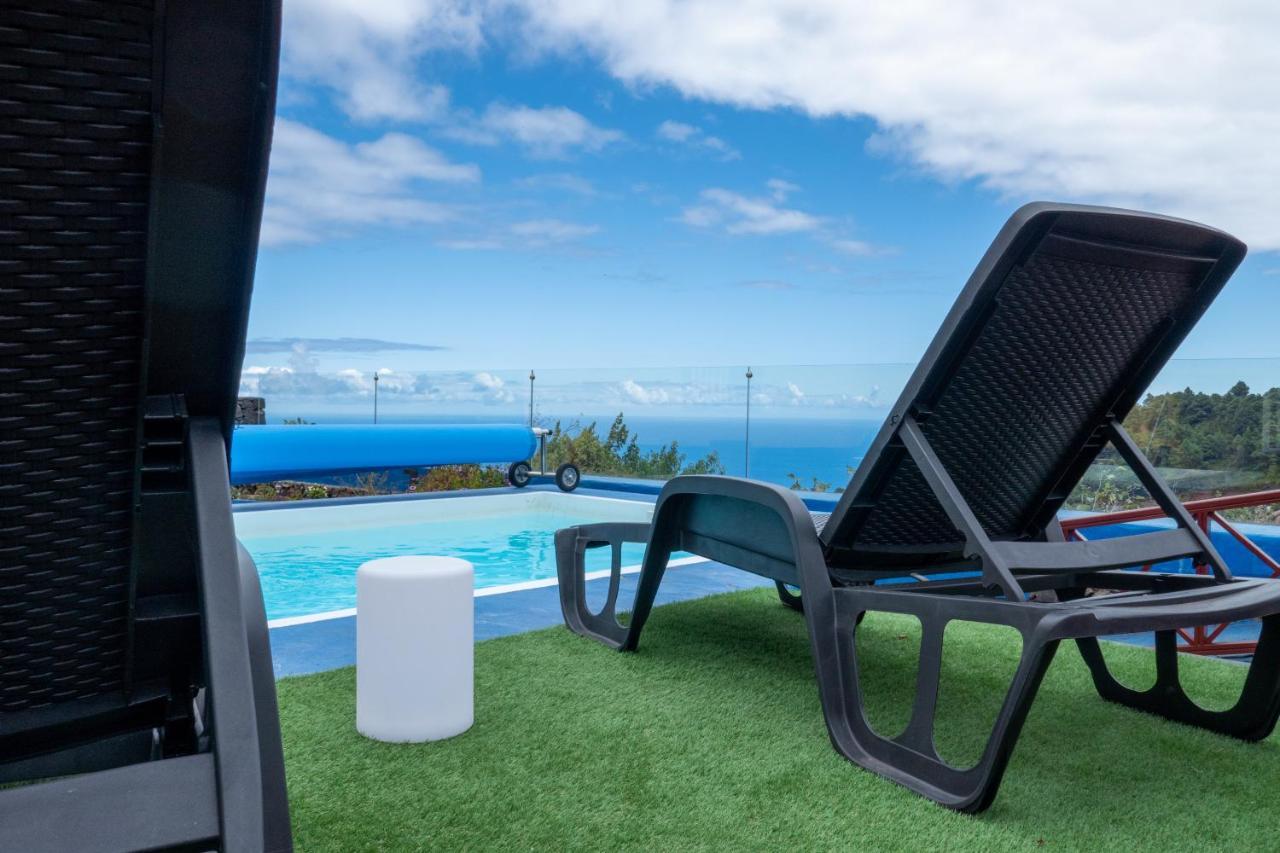 Casa Alba, Casa Rural Con Piscina-Spa Climatizada Hasta 34º Gratuito Y Vistas Al Mar Puntallana Luaran gambar