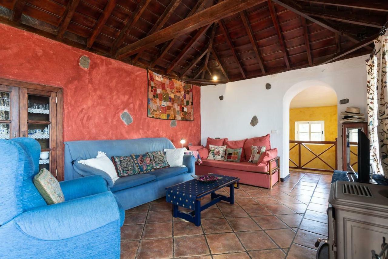 Casa Alba, Casa Rural Con Piscina-Spa Climatizada Hasta 34º Gratuito Y Vistas Al Mar Puntallana Luaran gambar