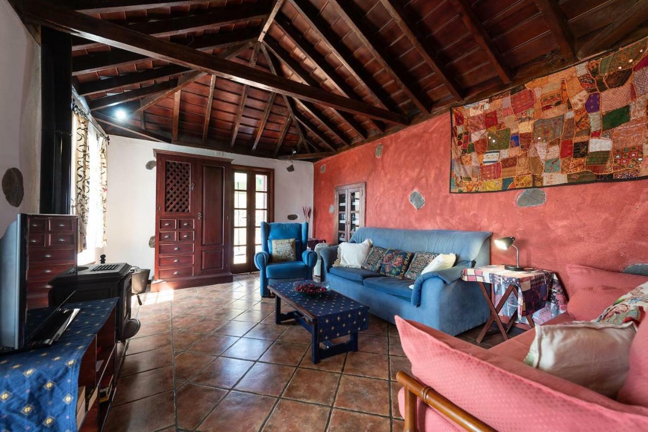 Casa Alba, Casa Rural Con Piscina-Spa Climatizada Hasta 34º Gratuito Y Vistas Al Mar Puntallana Luaran gambar
