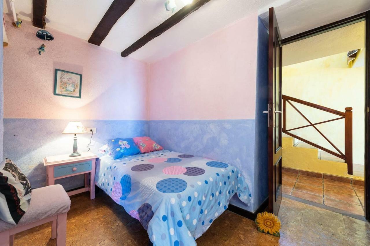 Casa Alba, Casa Rural Con Piscina-Spa Climatizada Hasta 34º Gratuito Y Vistas Al Mar Puntallana Luaran gambar